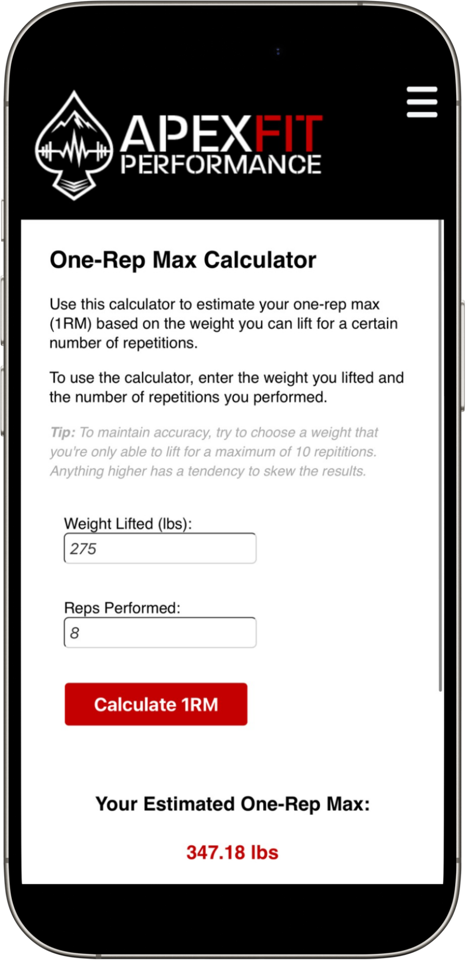 ApexFit Training Planner