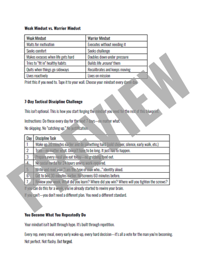 The Tactical Transformation Blueprint
